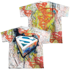Superman Urban Shields Youth Regular Fit Poly SS T