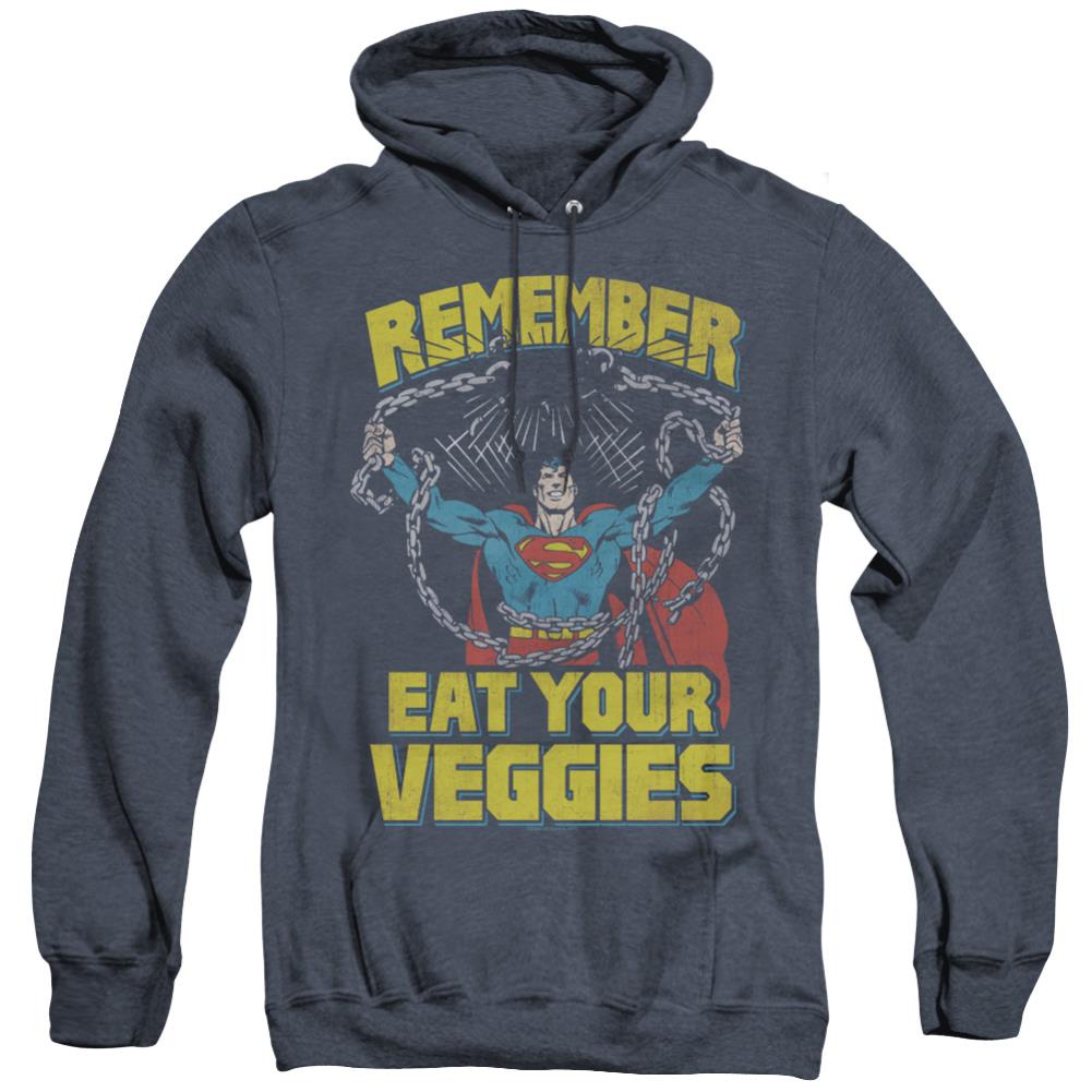 Superman Veggie Power Men's Pull-Over Hoodie
