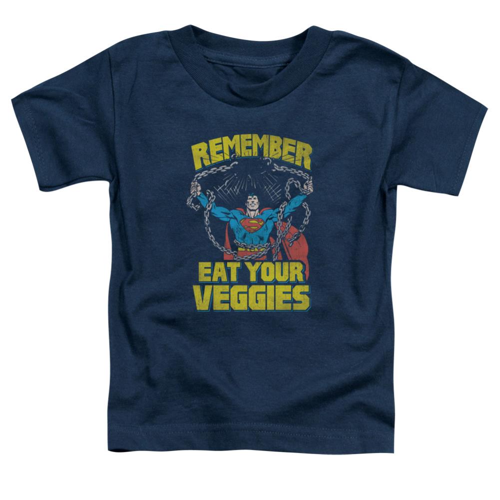 Superman Veggie Power Toddler 18/1 Cotton SS T