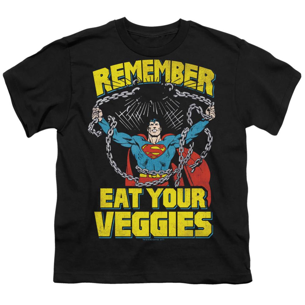 Superman Veggie Power Youth 18/1 100% Cotton SS T
