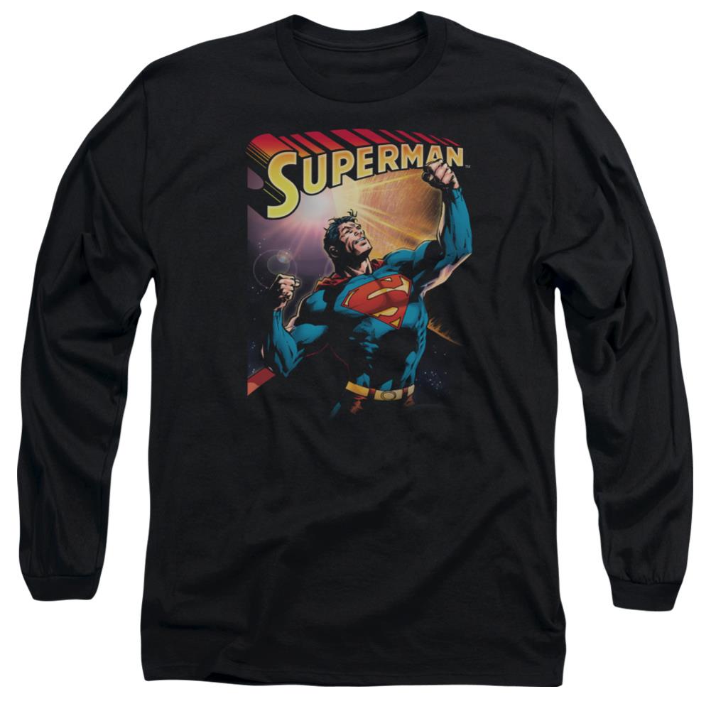 Superman Victory Men's 18/1 Cotton LS T