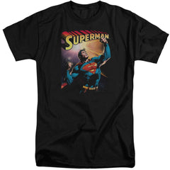 Superman Victory Men's 18/1 Tall Cotton SS T