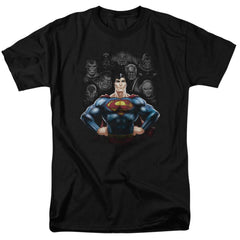 Superman Villains Men's 18/1 Cotton SS T