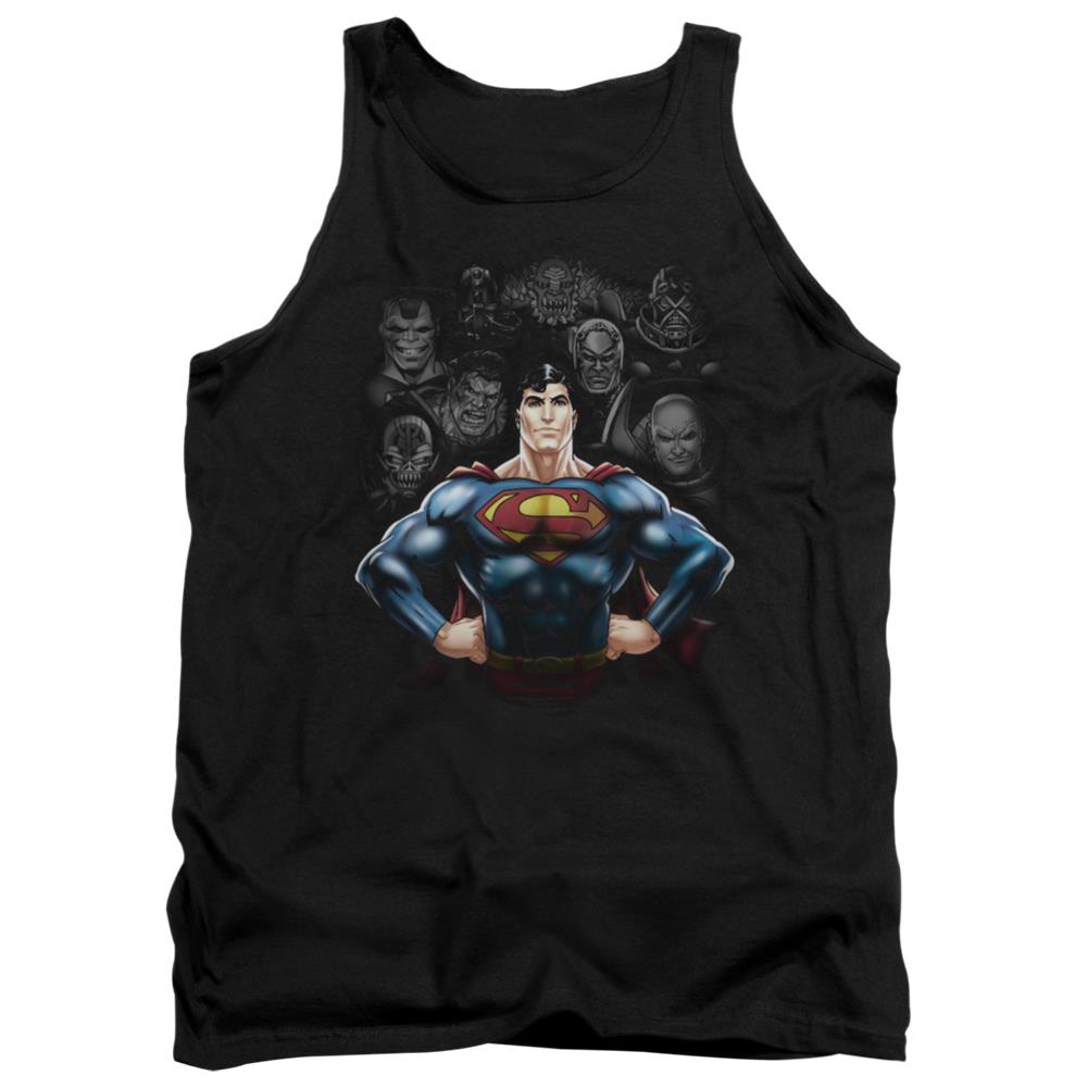 Superman Villains Men's 18/1 Cotton Tank Top