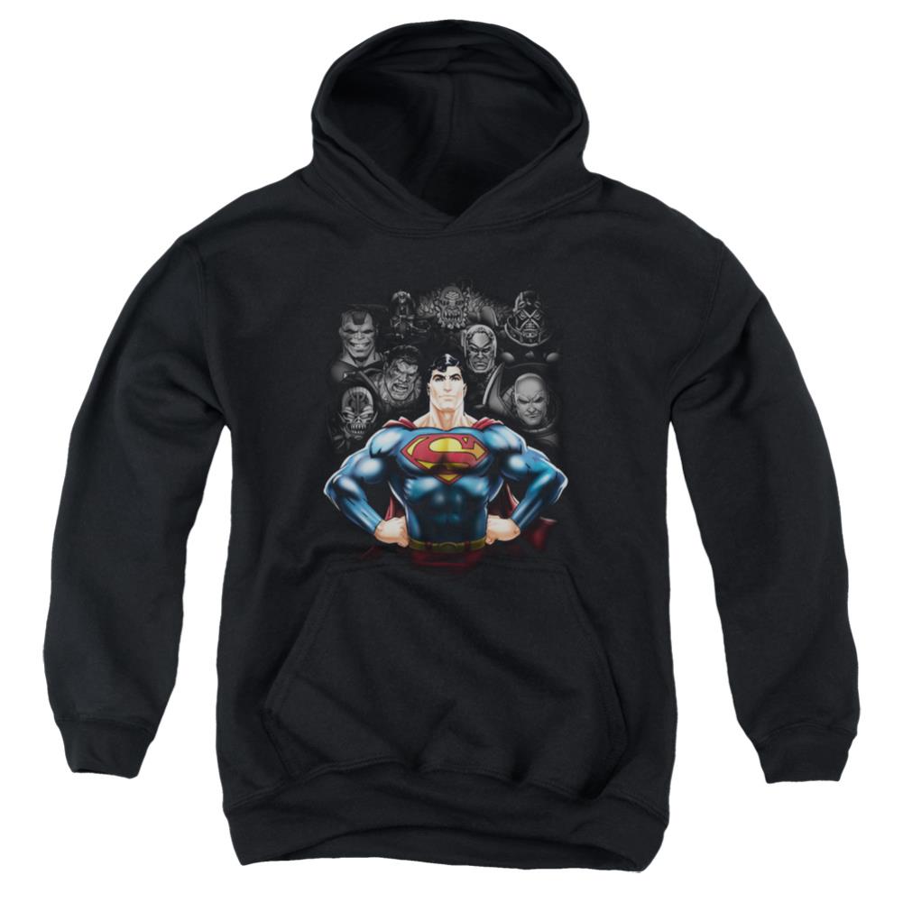 Superman Villains Youth Cotton Poly Pull-Over Hoodie