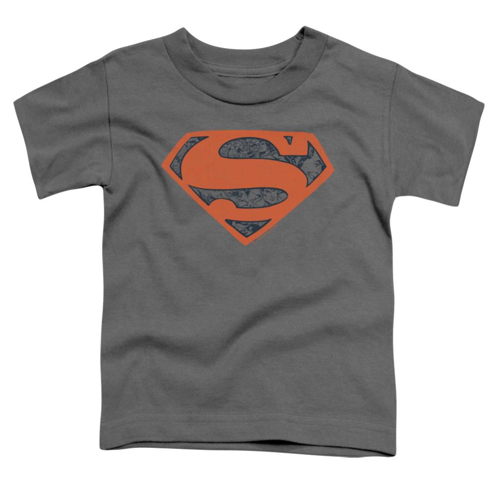 Superman Vintage Shield Collage Toddler 18/1 Cotton SS T