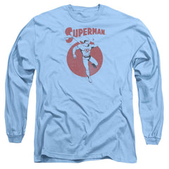 Superman Vintage Sphere Men's 18/1 Cotton LS T