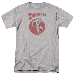Superman Vintage Sphere Men's 18/1 Cotton SS T