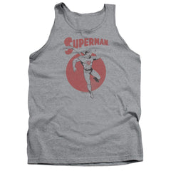 Superman Vintage Sphere Men's 18/1 Cotton Tank Top