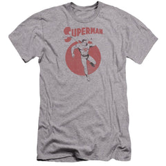 Superman Vintage Sphere Men's Ultra-Soft 30/1 Cotton Slim SS T