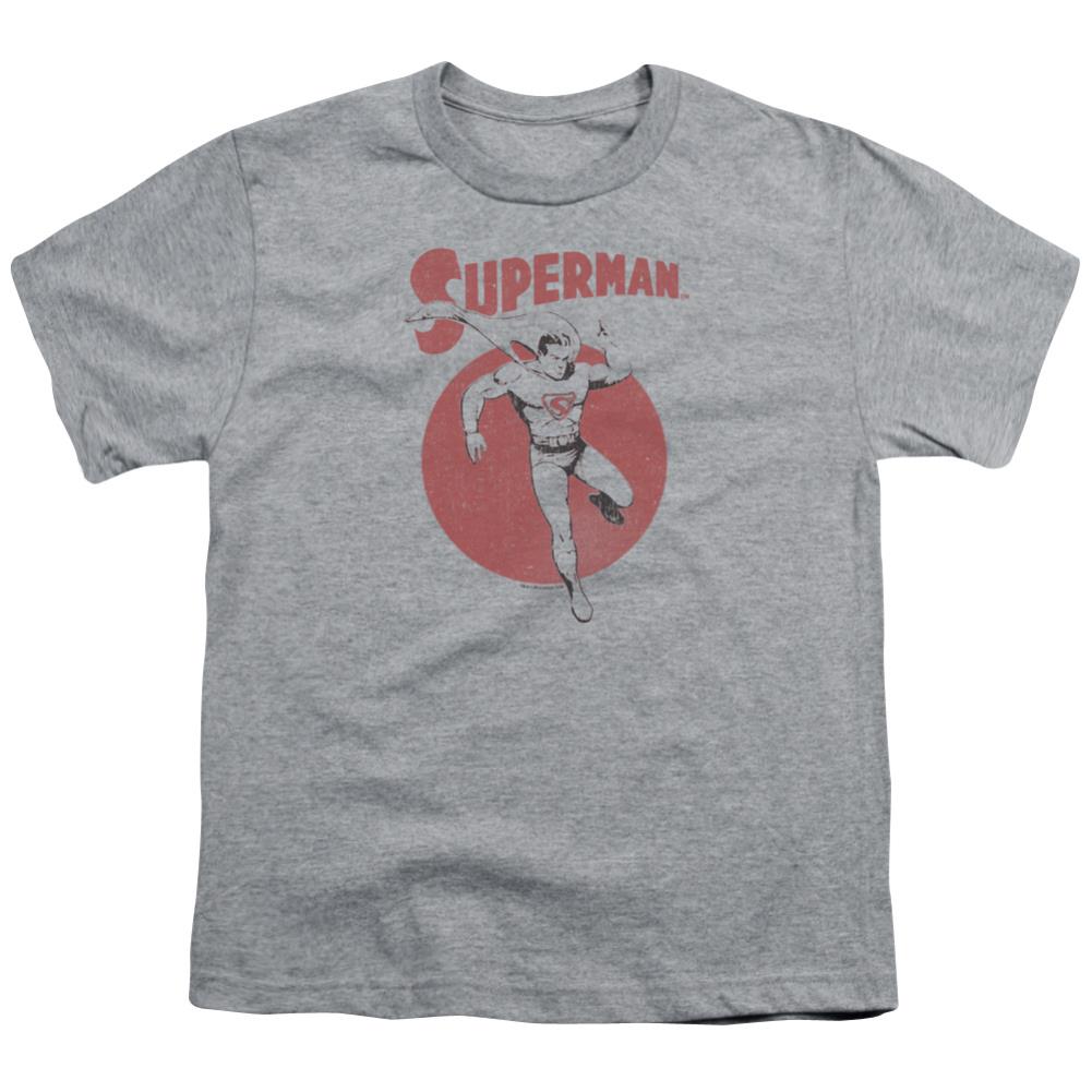Superman Vintage Sphere Youth 18/1 100% Cotton SS T