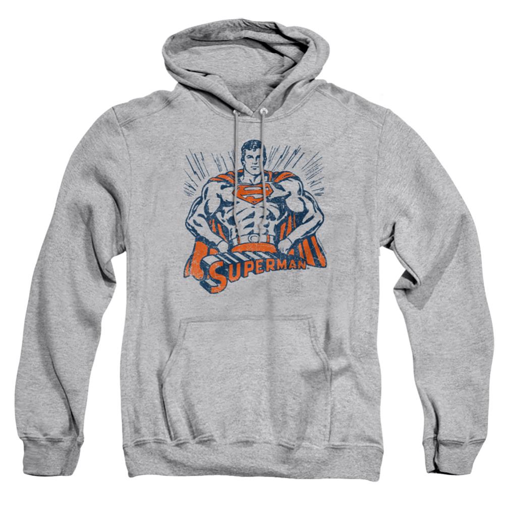 Superman Vintage Stance Men's Pull-Over 75 25 Poly Hoodie