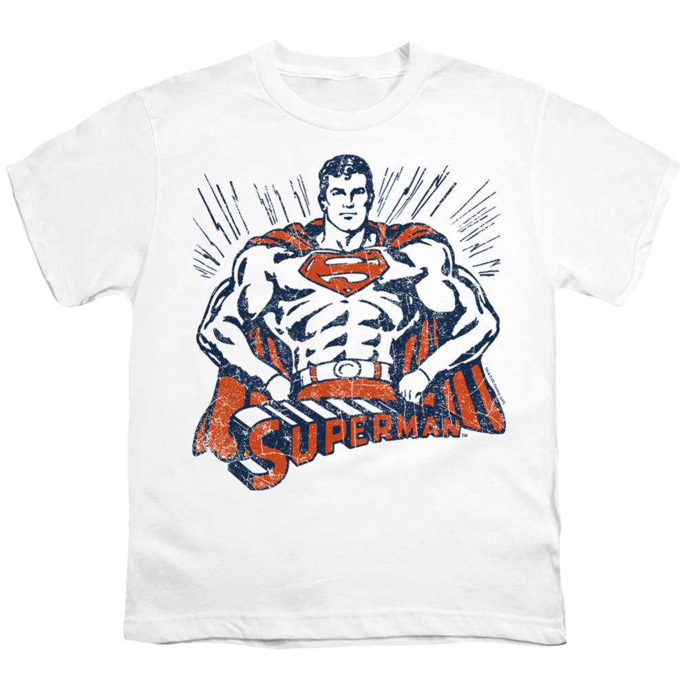 Superman Vintage Stance Youth 18/1 100% Cotton SS T
