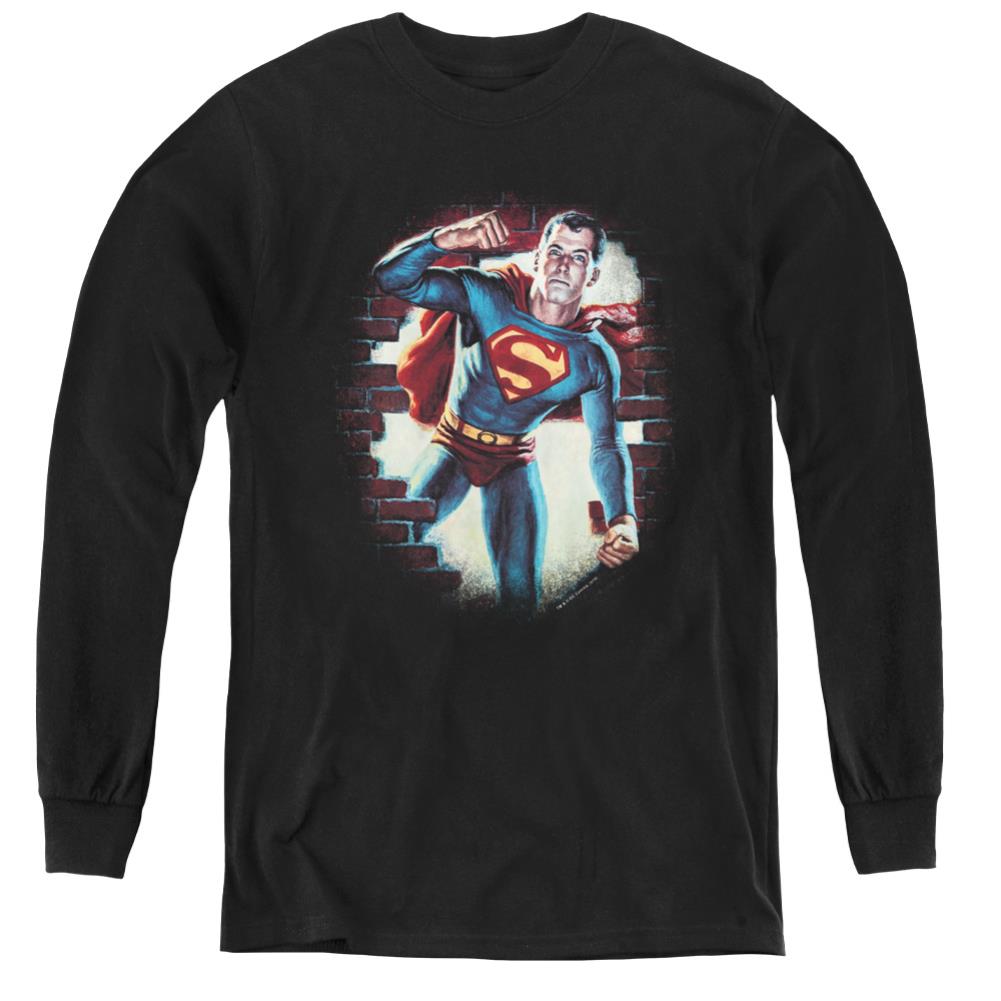 Superman Vintage Steel Youth LS T