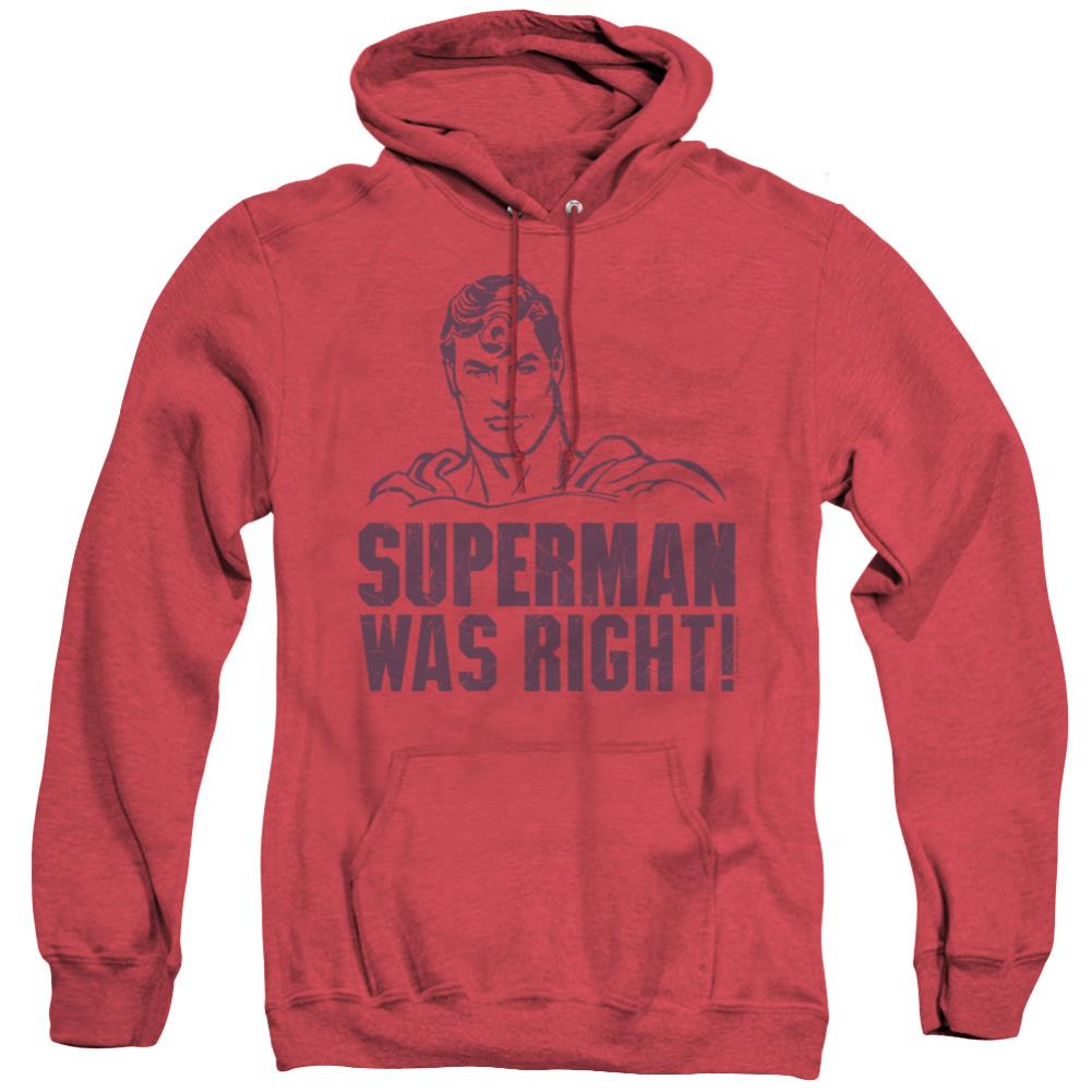Superman Was Right Men's Pull-Over Hoodie