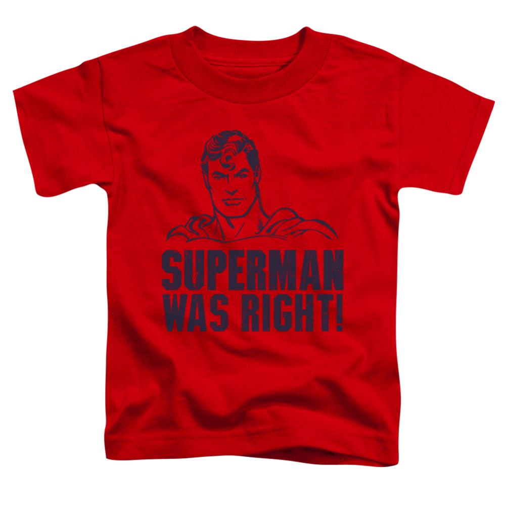 Superman Was Right Toddler 18/1 Cotton SS T