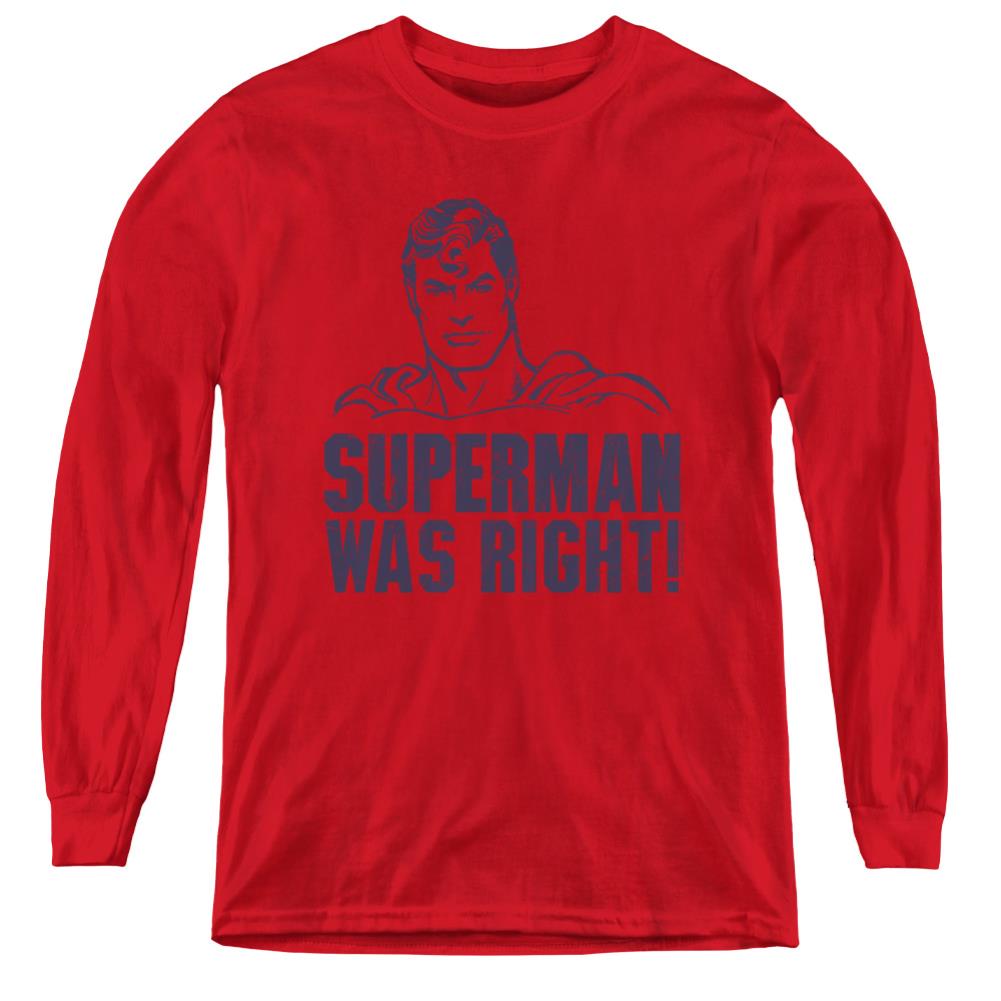 Superman Was Right Youth LS T