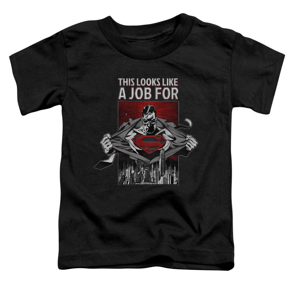 Superman Watchful Eye Toddler 18/1 Cotton SS T