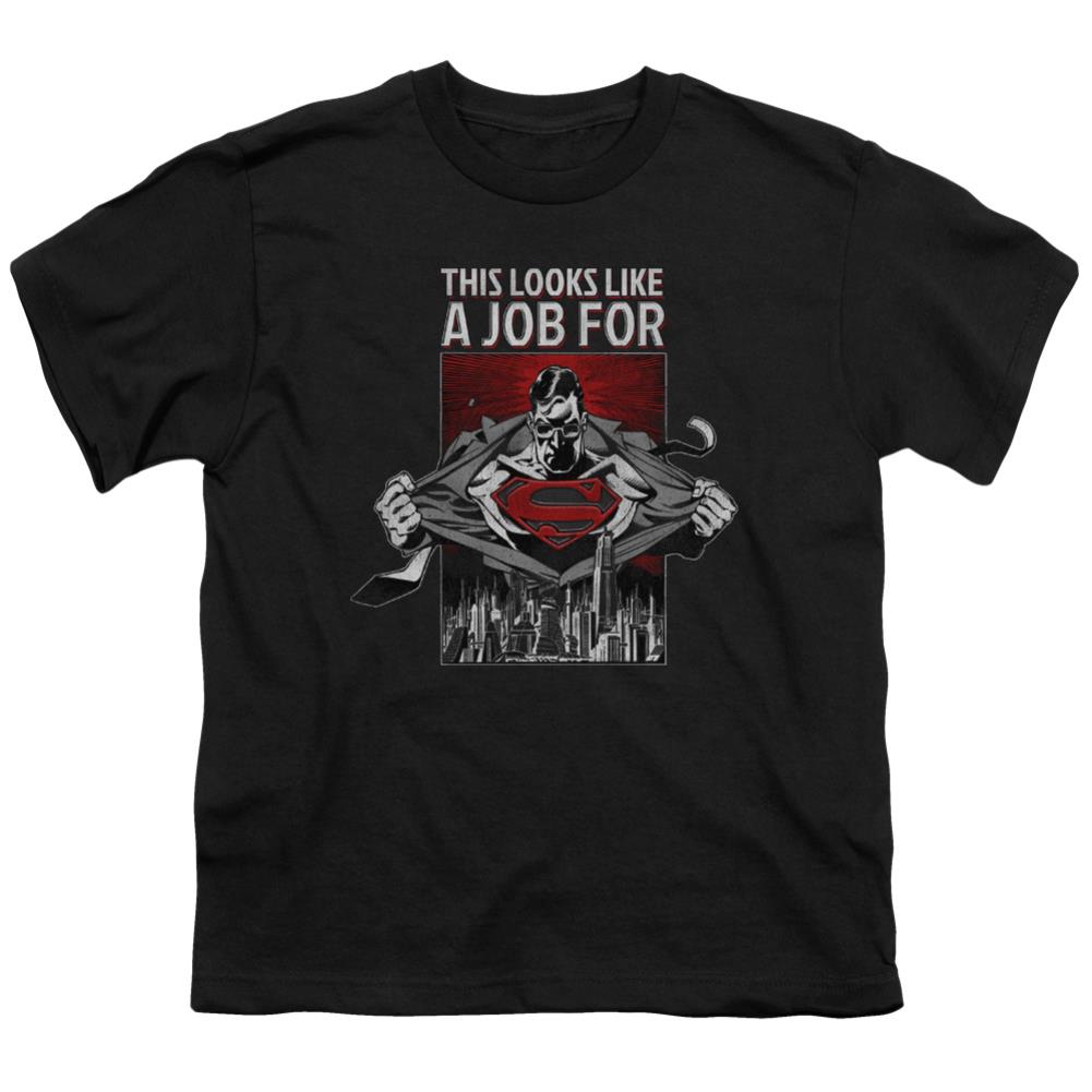 Superman Watchful Eye Youth 18/1 100% Cotton SS T