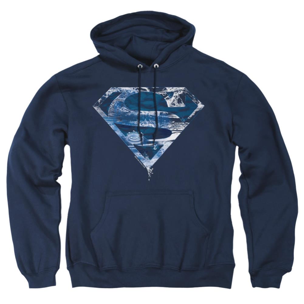 Superman Water Shield Men's Pull-Over 75 25 Poly Hoodie
