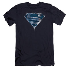 Superman Water Shield Men's Ultra-Soft 30/1 Cotton Slim SS T