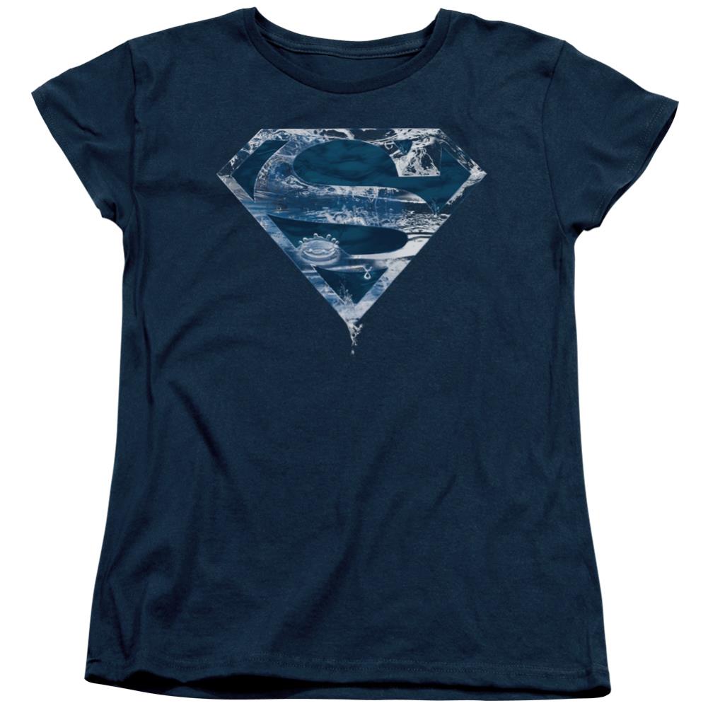 Superman Water Shield Women's 18/1 Cotton SS T