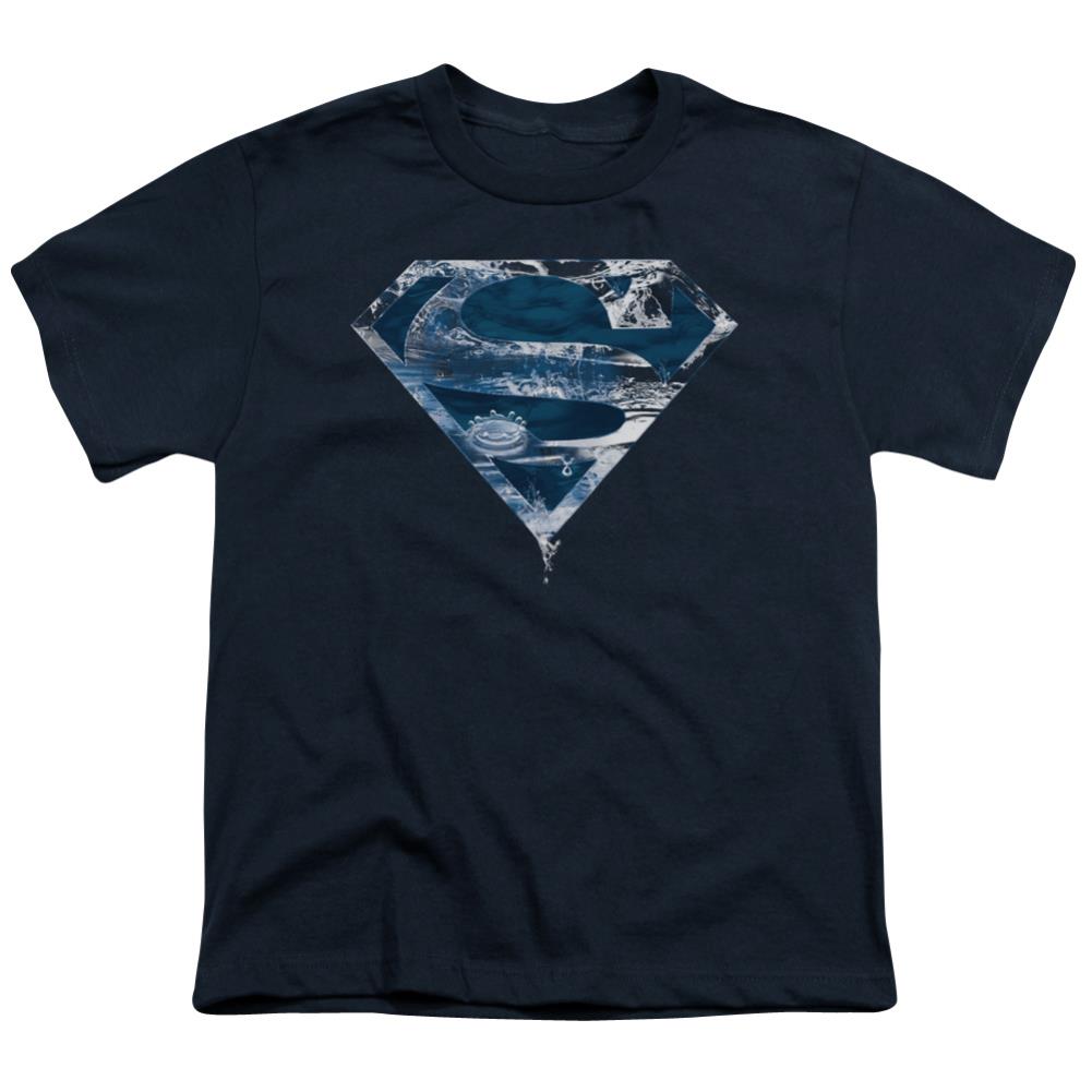 Superman Water Shield Youth 18/1 100% Cotton SS T