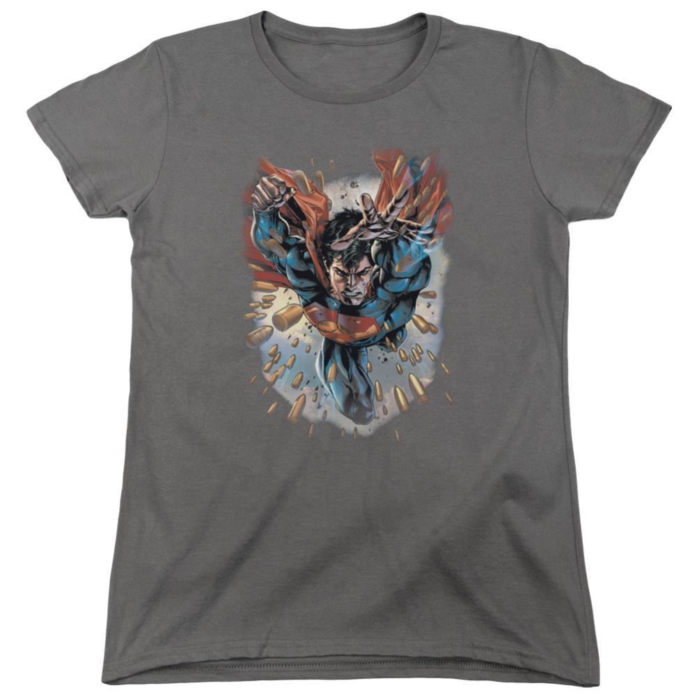Superman Within My Grasp Women's 18/1 Cotton SS T