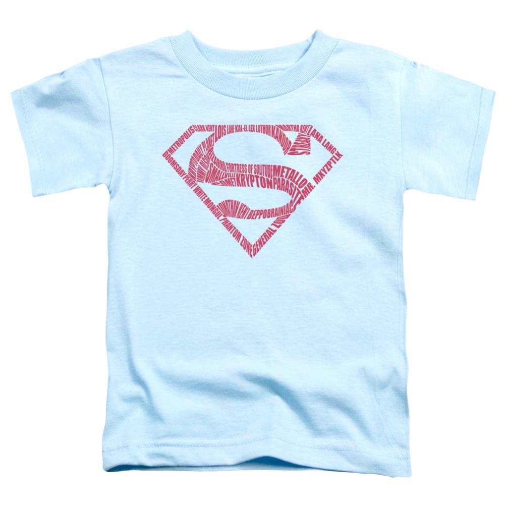 Superman  Word Shield Toddler 18/1 Cotton SS T