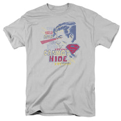 Superman You Can Run Men's 18/1 Cotton SS T