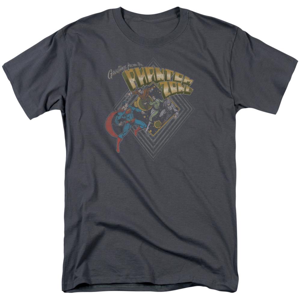 Superman Zod Greetings Men's 18/1 Cotton SS T