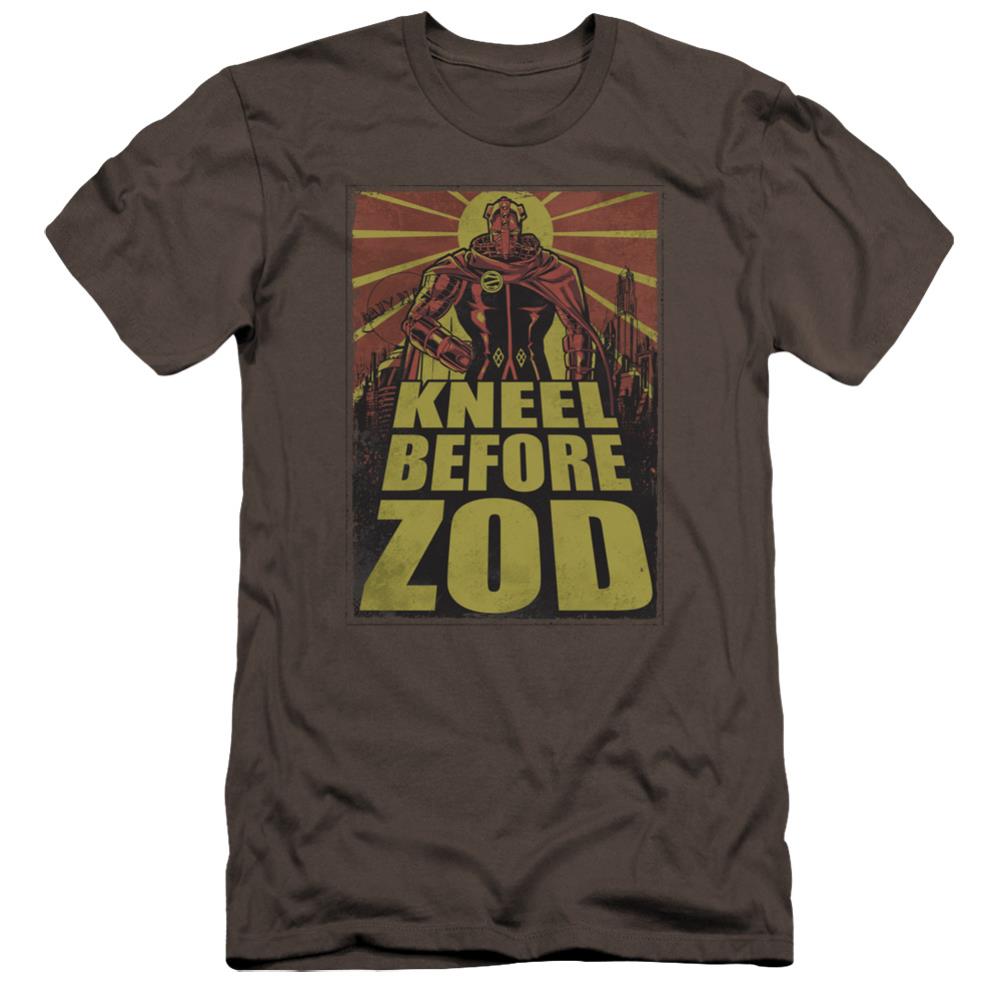 Superman Zod Poster Men's Ultra-Soft 30/1 Cotton Slim SS T