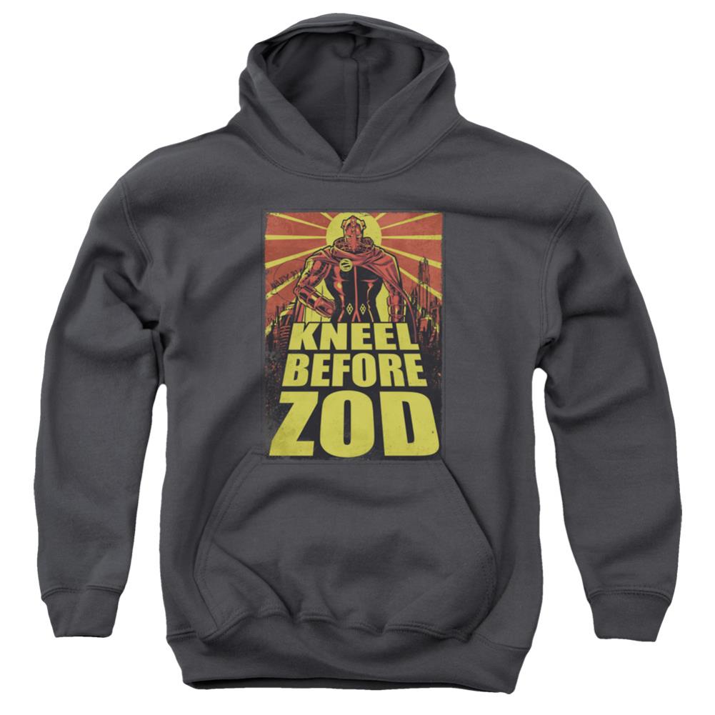 Superman Zod Poster Youth Cotton Poly Pull-Over Hoodie