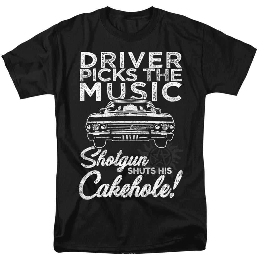 Supernatural Driver Picks Music Men's 18/1 Cotton Short-Sleeve T-Shirt