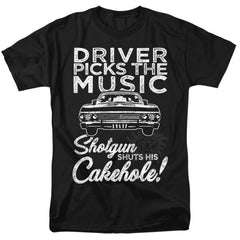 Supernatural Driver Picks Music Men's 18/1 Cotton Short-Sleeve T-Shirt