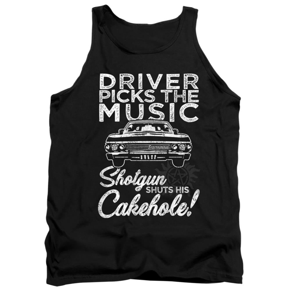 Supernatural Driver Picks Music Men's 18/1 Cotton Tank Top