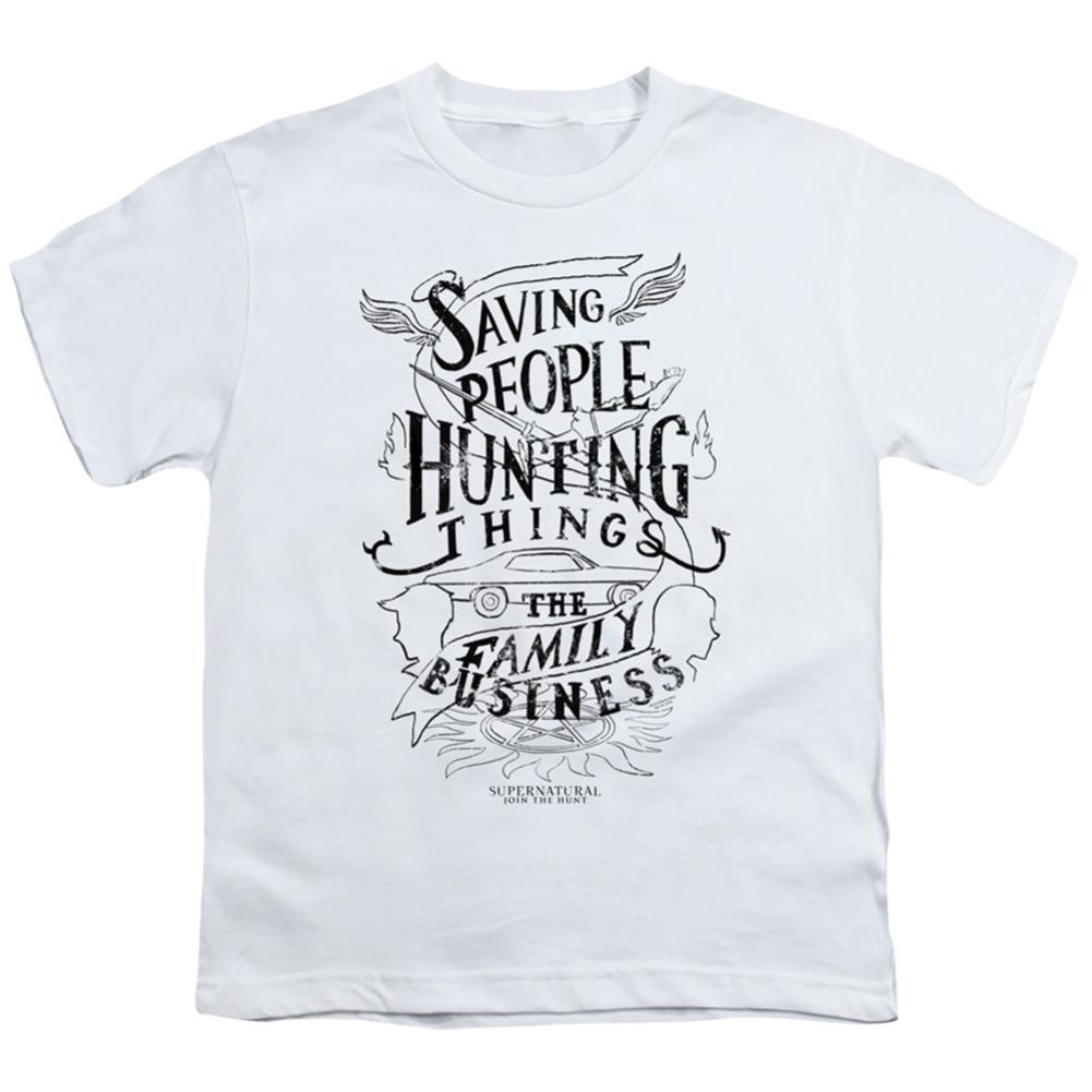 Supernatural Family Business Youth 18/1 100% Cotton Short-Sleeve T-Shirt