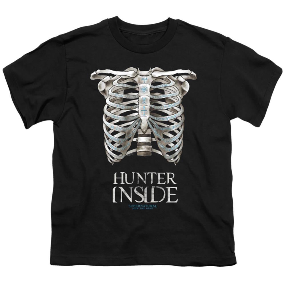Supernatural Hunter Inside Youth 18/1 100% Cotton Short-Sleeve T-Shirt