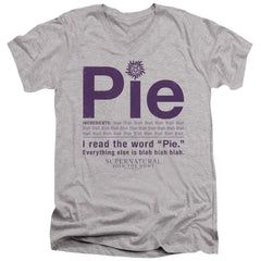 Supernatural Pie Men's 30/1 Cotton Slim V-Neck T-Shirt