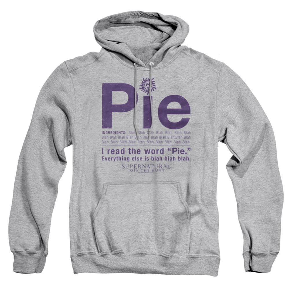 Supernatural Pie Men's Pull-Over 75 25 Poly Hoodie