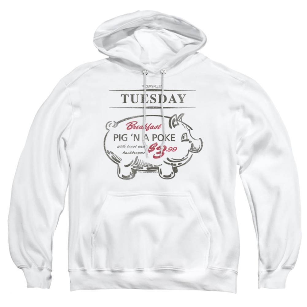 Supernatural Pig N Poke Men's Pull-Over 75 25 Poly Hoodie