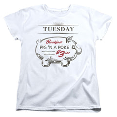 Supernatural Pig N Poke Women's 18/1 Cotton Short-Sleeve T-Shirt