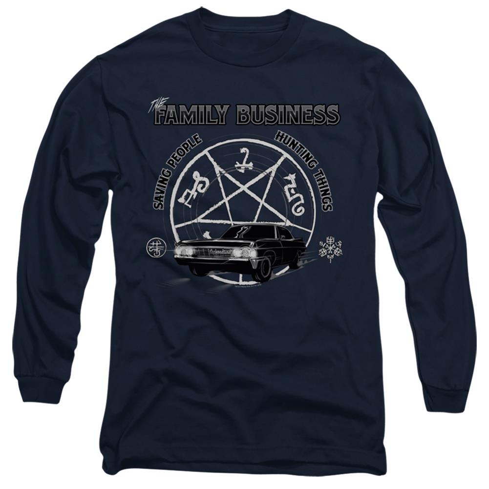 Supernatural Saving People And Hunting Men's 18/1 Cotton Long-Sleeve T-Shirt