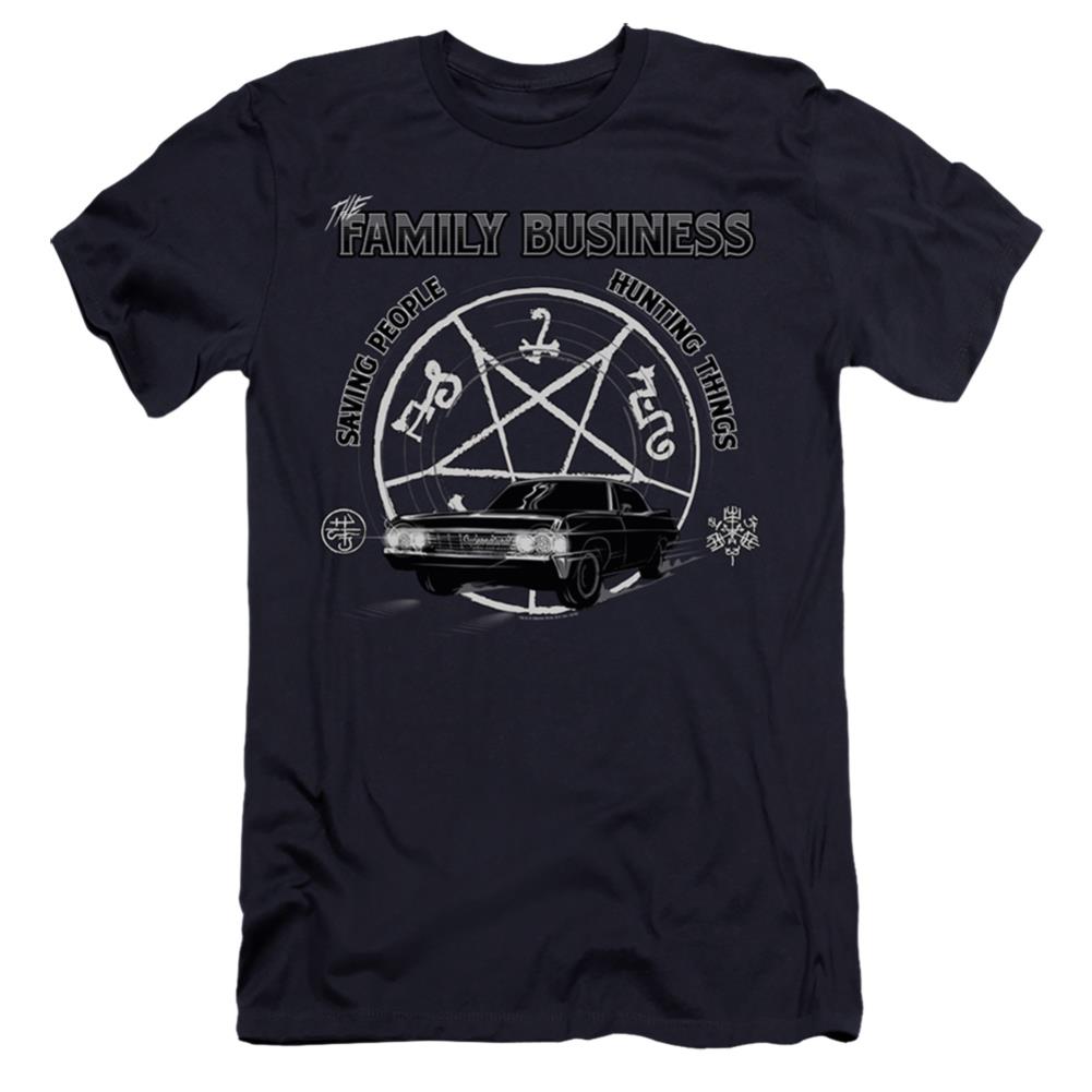 Supernatural Saving People And Hunting Men's Ultra-Soft 30/1 Cotton Slim Short-Sleeve T-Shirt