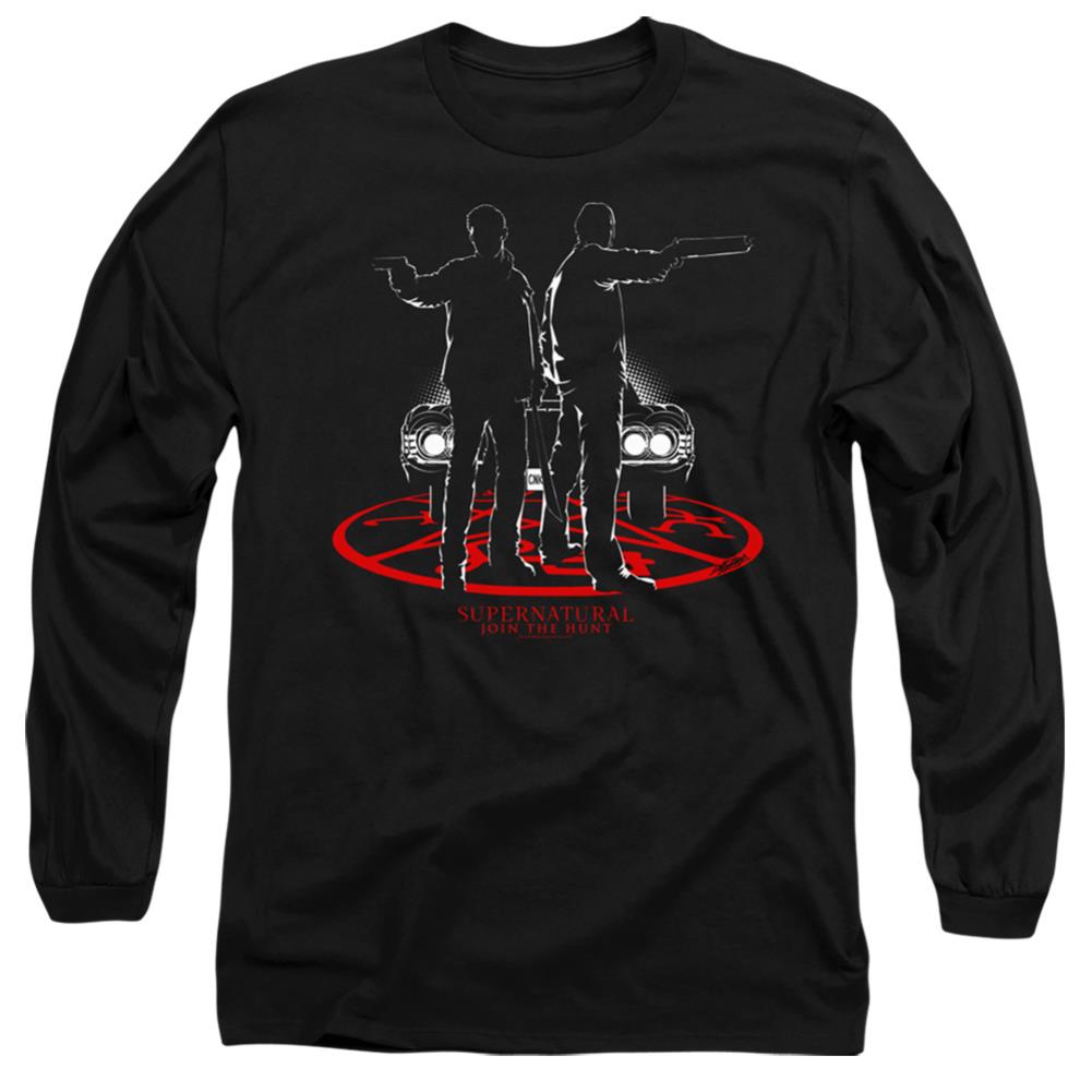 Supernatural Silhouettes Men's 18/1 Cotton Long-Sleeve T-Shirt