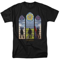 Supernatural Stained Glass Men's 18/1 Cotton Short-Sleeve T-Shirt