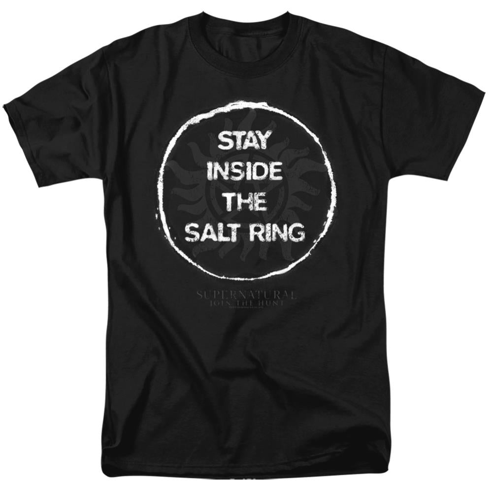 Supernatural Stay Inside The Salt Ring Men's 18/1 Cotton Short-Sleeve T-Shirt