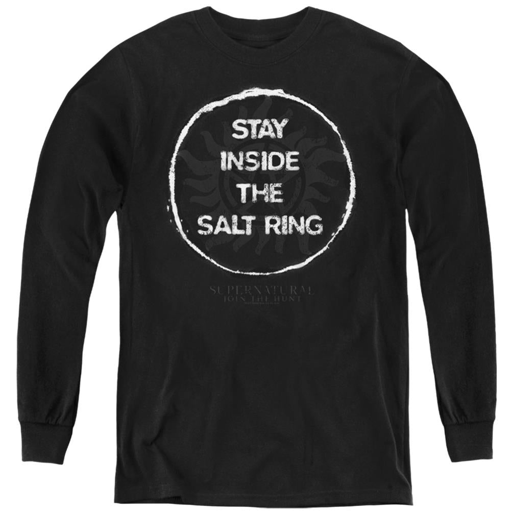 Supernatural Stay Inside The Salt Ring Youth Long-Sleeve T-Shirt
