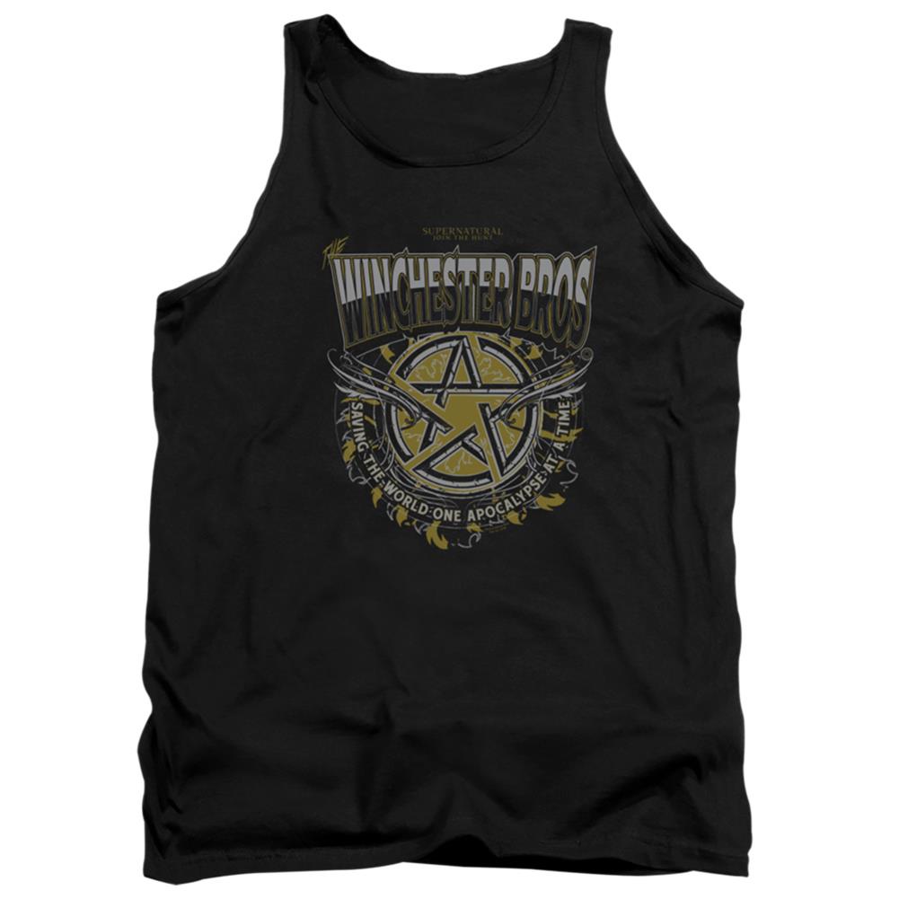Supernatural Winchester Bros Men's 18/1 Cotton Tank Top