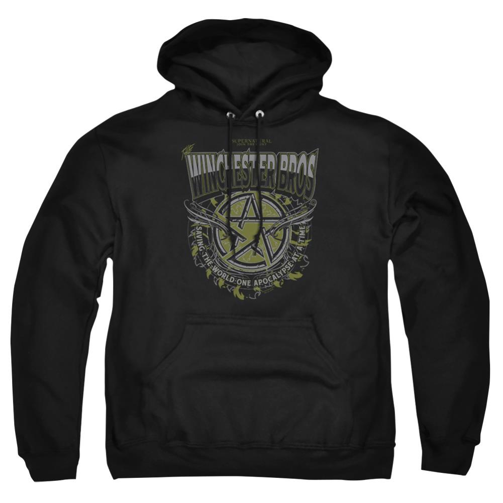 Supernatural Winchester Bros Men's Pull-Over 75 25 Poly Hoodie